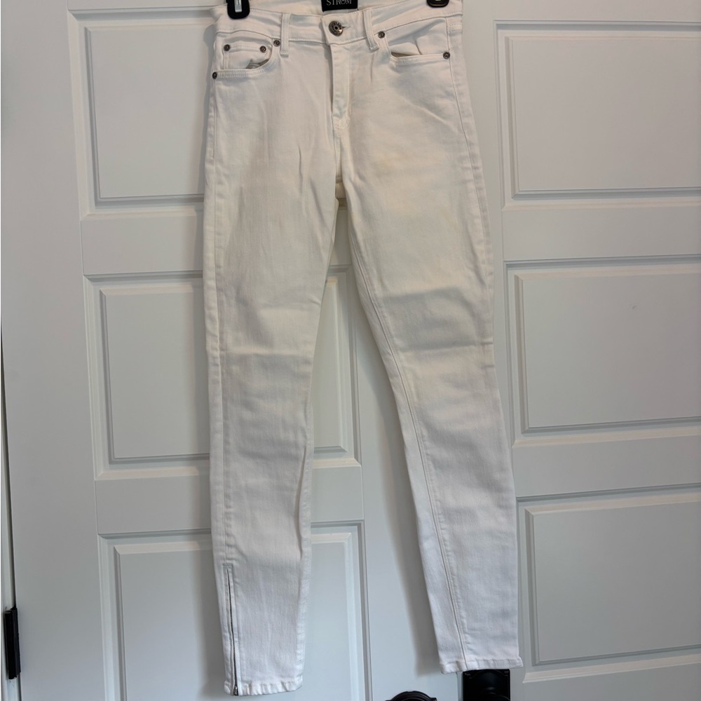 Strom White Skinny Jeans Modern Minimalist Design